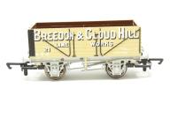 R1126-Breedon 7 plank wagon 'Breedon & Cloud Hills Lime Works'