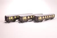 2 Pullman parlour cars and 1 Pullman Brake Car - 'Car No. 93', 'Lucille' and 'Ibis' - Split from Set