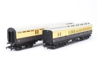 R1180coaches GWR clerestory and mail coach - pack of two - split from R1180 set
