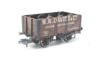 R1236DWagon 7 plank open wagon 701 'W. R. Davies & Co'