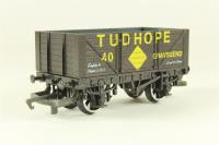 7-plank open wagon in brown - Tudhope of Gravesend - 40