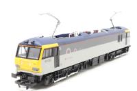 Class 92 92026 "Britten" in Railfreight Distribution grey