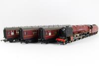 "The Mid-day Scot" train pack  with LMS 8P Coronation class 4-6-2 46248 "City Of Leeds" and three coaches