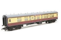 R2089Coach-E15400 BR MK 1 corridor coach E15400 in BR crimson & cream - split from set
