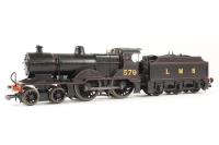 Class 2P 4-4-0 579 in LMS Lined Black