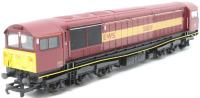 Class 58 58039 in EWS maroon and gold