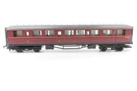 R2134-E1100E Gresley 61' 6" corridor first E11000E in BR maroon - split from set