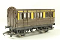 4-wheel composite coach in GWR lined chocolate & cream - 12