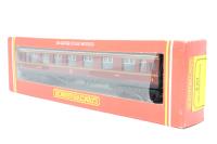 R2172-4114 Stanier composite coach 4114 in LMS Maroon