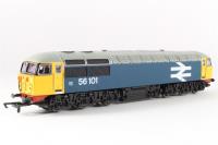 Class 56 56101 in BR Blue with large logo