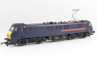Class 90 90024 in GNER navy blue livery