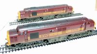 Class 37 Double Pack 37174 & 37298 in EWS Livery (one dummy) - Weathered