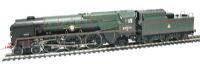 Merchant Navy 4-6-2 35025 "Brocklebank Line" in BR green with early emblem