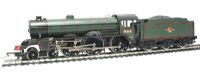 Class B17 4-6-0 61663 "Everton" in BR green with late crest