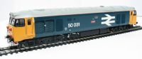 Class 50 50031 'Hood' in BR large logo blue