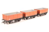 Pack of 3x 27T Tippler Mineral Wagon in BR Bauxite 'Stone'