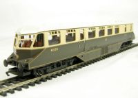 GWR diesel railcar 26 in GWR chocolate & cream livery