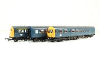 Class 101 3 car DMU in BR blue - DCC fitted with full interior and directional lighting - Pre-owned