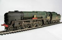 Rebuilt West Country Class 4-6-2 34003 "Plymouth" in BR green with late crest - weathered