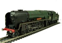 Rebuilt West Country Class 4-6-2 34045 "Ottery St. Mary" in BR green with late crest
