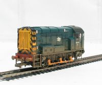 Class 08 Shunter 08419 in BR blue - weathered