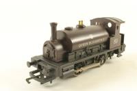Class 0F 'Pug' 0-4-0 80 in black - Queen Elizabeth II limited edition for Hornby collectors club
