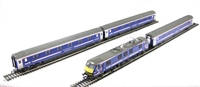 Class 90 and 3 Mk3 sleepers Caledonian Sleeper train pack with "First Scotrail"