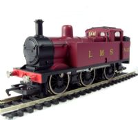 Class 3F Jinty 0-6-0T 7413 in LMS Crimson