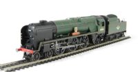 Rebuilt West Country Class 4-6-2 34008 "Padstow" in BR Green with late crest