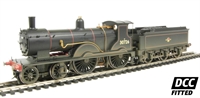 Class T9 Greyhound 4-4-0 in BR black with late crest (weathered) - DCC Fitted