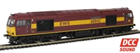 Class 60 60042 ''The Hundred of Hoo'' in EWS livery with - DCC Sound fitted