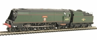 West Country Class 4-6-0 34107 'Blandford Forum' in BR Green with late crest
