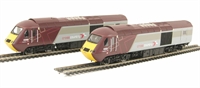 Class 43 HST power (43321) and dummy (43285) pack in Arriva Cross Country livery DCC ready