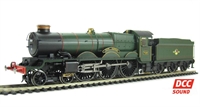 Class 4073 'Castle' 4-6-0 7029 'Clun Castle' in BR green with late crest - DCC sound fitted