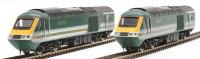 Pair of Class 43 HST Power Cars 43136 "Railway Heritage Trust" and 43189 in First Great Western Green and Gold