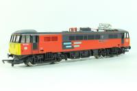 Class 86 86210 'C.I.T 75th Anniversary' in Rail Express Systems red/grey