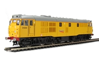 Class 31 31233 in Network Rail Yellow - DCC Fitted