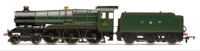 R30562 RailRoad Class 10xx 'County' 4-6-0 GWR Green 1023 County of Oxford Steam Locomotive