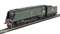 West Country Class 4-6-2 34001 "Exeter" in BR Green with early crest