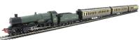 WWI GWR Troop Train Pack with Star Class in GWR green & 3 clerestory coaches - Limited Edition of 1000