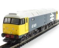 Class 47 47401 in BR large logo blue with TTS Sound - Railroad range