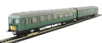 Class 2-HAL 2 car EMU in BR green with small yellow ends