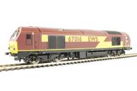 Class 67 67016 in EWS livery