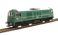 Class 71 E5022 in BR Green with no yellow ends