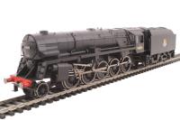 Class 9F with Crosti Boiler 2-10-0 92025 in BR black with early emblem - TTS sound fitted - Railroad Range