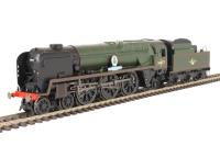 Class 7P6F Rebuilt Battle of Britain 4-6-2 34077 "603 Squadron" in BR Lined Green with late crest