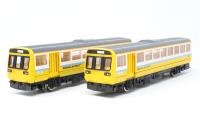 Class 142 'Pacer' 2-car 142020 DMU in Regional railways Tyne and Wear yellow