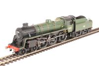 Standard Class 4MT 4-6-0 75008 in BR green with late crest