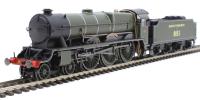 Class LN 'Lord Nelson' 4-6-0 851 "Sir Francis Drake" in Southern Railway olive green