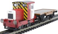 Ruston 48DS 458957 in John Dewar and Sons red with match wagon